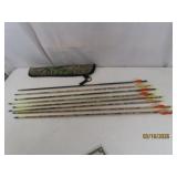 (8) asst Archery Arroww w/ quiver 28.5'