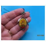 Antique RussianType 1.5' Pendant & rope necklace