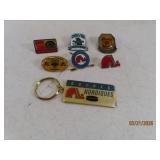 (6) vtg AVS~Nordiques~Rockies Denver Pins