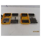 (2) larger DeWalt ScrewTip Bit Box Sets EXC