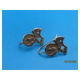 10kt Yellow Gold TWEETY 3/4' Earrings 1.8g