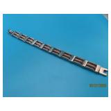 Mens stainless Designer 8.5' Linked Bracelet