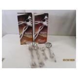 NEW 44pc 'Ricci' Flatware Fancy Regale Satin 8pl $