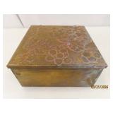 unique Antique 7' Stash/Humidor Wood/Metal Box