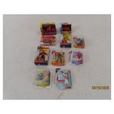(10) miniature Smalles 1' Toy Action Figures