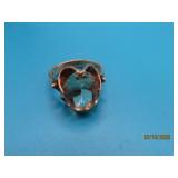 10kt Yellow Gold Citrine sz6.25 Ring 5/8' 5.3g