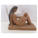 signed RC GORMAN 13' Ceramic SouthWest Figure