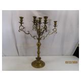 Stunning vtg Candleabra Brass 21' Candle 9way Hldr