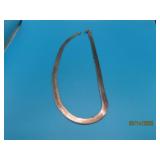 Wide Sterling Silver 18' Necklace 5/16'wide 23g