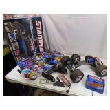 LOT asst TRAXXIS RC Truck & Parts *as is*.SEE PICS