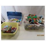 (3+) asst LEGO Toy Kits & Clean LEGO Lot