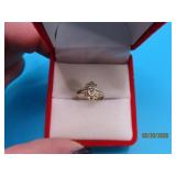 10kt Gold CROSS sz3 Ring 0.94g