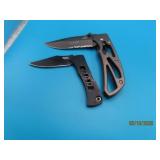 (2) Knives GERBER~SOG all metal 4'/3'
