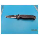 vtg BENCHMADE 154cm 4.75' Belt Knife *tip chip*