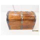 Neat 6' Wooden Stash~Trinket CurveTop Box