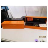 (2) STUHRLING orange/blk Watch Presentation BOXES