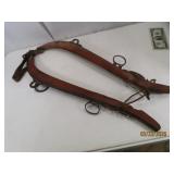 Set Antique Horse Wooden Hames Wall Decor