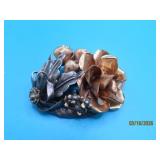 vtg HOBE' mark 1/20 Gold over Sterling 2' Pin 19g