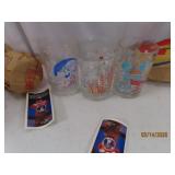(3) mint 1990s DISNEY McDonalds Collectors Glasses