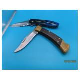 (2) BUCK *chipped tips* 4.5' Single Blade Knives