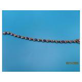 Sterling 18stone 7.25' Unique Linked Bracelet 16g