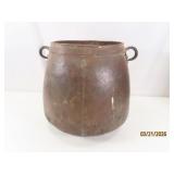 Antique c1800s Solid Copper 10' unique Pot