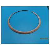 Sterling thick 18' ShimmerFinish 1/2' Necklace 19g