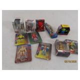 (11) miniature Smallest 1' Toy Figures TOYBOX etc