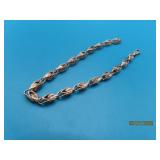 Sterling FilagreeLinked 8' Bracelet 6.8g