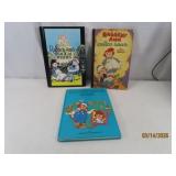 (3) vintage RAGGEDY ANN hardback Books classics