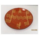 antique Native SouthWest 9.75' Clay Pottery Bowl