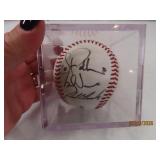 Autographed 'Rockies?' Baseball in hard case