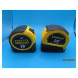 (2) Stanley 16'~25' Tape Measures FATMAX etc