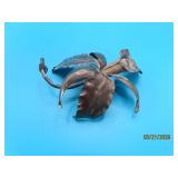 thin Sterling antique PERU 3' pin 7.9g