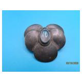 LILIAN PINES NY vtg Sterling 1.25' Pin Brooch 8g