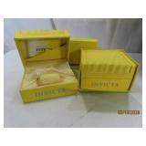 (2) INVICTA yellow Watch Presentation BOXES ONLY
