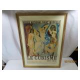 1953 original MUSEE' Art Paris 24x32 Poster PICASO