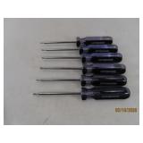 6pc PITTSBURGH TorxType Drivers Tools EXC