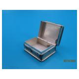 antique 1' VOLUPTE USA Pill Storage Box metal