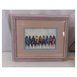 framed ED POSA 16x12 SouthWest Artwork print