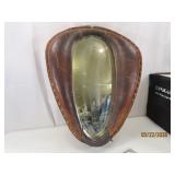 classic Antique Horse Collar leather Mirror 24'