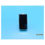 large Sterling sz6 Black Stone Ring 5.4