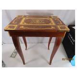 Antique 14'x11' x17'tall Musical Wood Table inlaid