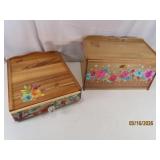 (2pcs) Pioneer Woman BreadBox & CoffeePod Drawer