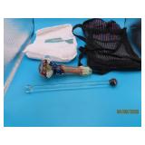 4.5' ArtGlass Smoking Pipe & 7' Tamper