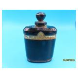 vintage 3.25' Black Glass Perfume Bottle DE NOEL