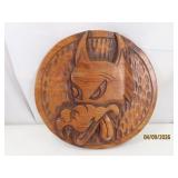 JERRY GARCIA Wolf Custom Carved 11.5' Plaque