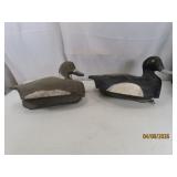 (2) Antique 14' Wooden Primitive Duck Decoys $$