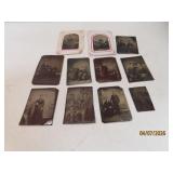 (11) Tin Type Metal 1800s 3'ish Photos Pictures