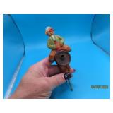 Antique German Wooden Carved Bottle Pourer Stopper